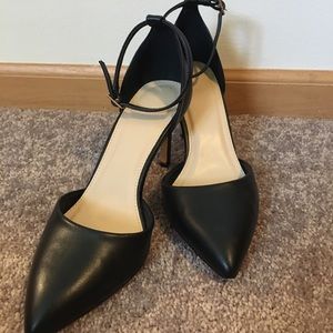 Forever 21 pointed toe strappy heel